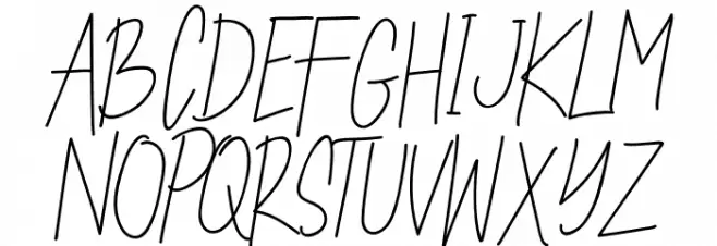 Chillout Шрифта ВЕРХНИЙ
