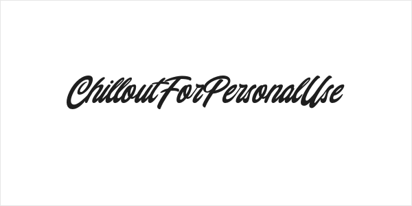 ChilloutForPersonalUse Logo