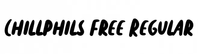 Chillphils Free Regular  Frei Schriftart Herunterladen