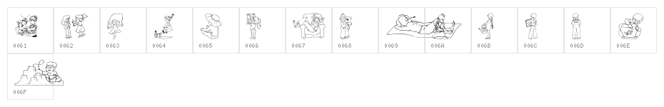 Chilluns Character Map