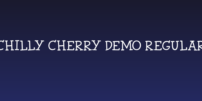 Chilly Cherry DEMO Regular Social Header