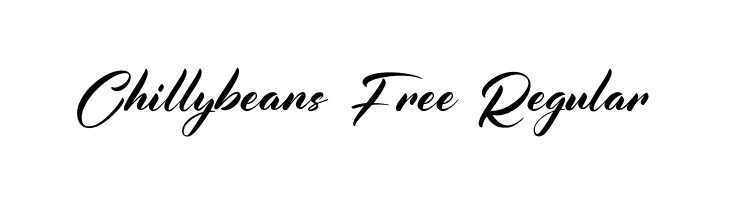 Chillybeans Free Regular  font caratteri gratis