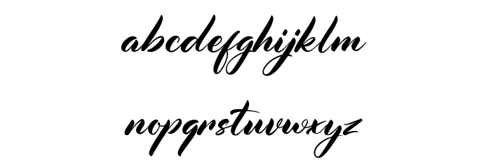 Chillybeans Free Regular Font LOWERCASE