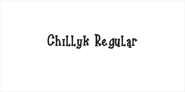 Chillyk Regular Logo