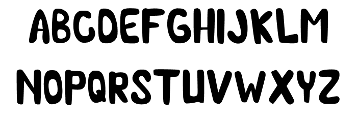 Chilmic Free Regular Font LOWERCASE