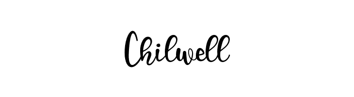 Chilwell  Frei Schriftart Herunterladen