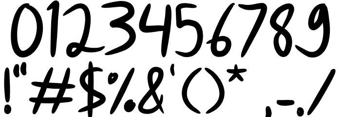 ChilyChiloRegular Font OTHER CHARS