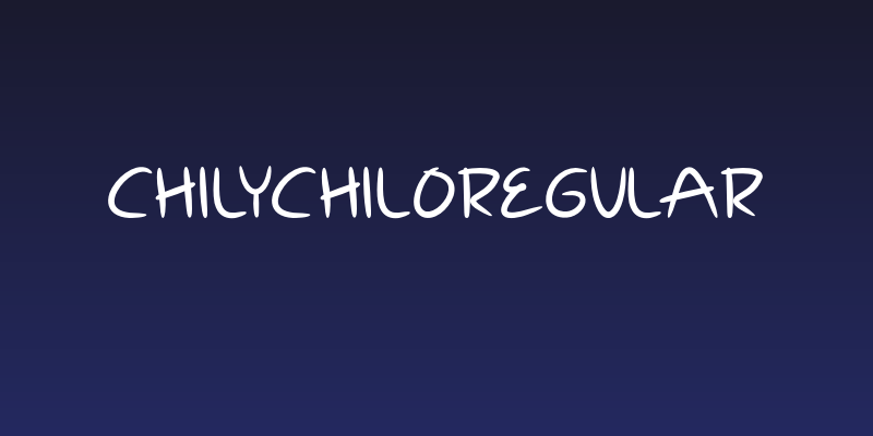 ChilyChiloRegular Social Header