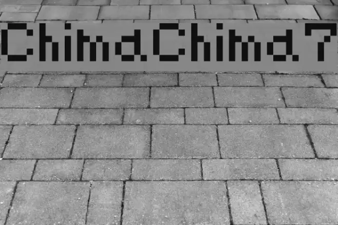 ChimaChima7 Font examples
