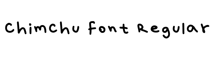 Chimchu Font Regular  Free Fonts Download