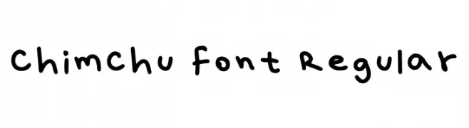 Chimchu Font Regular Polices