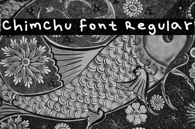 Chimchu Font Regular Polices examples