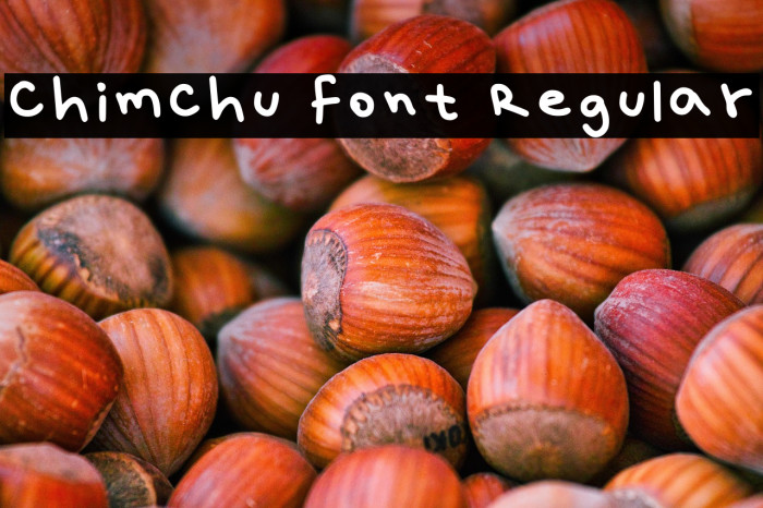 Chimchu Font Regular Example 3