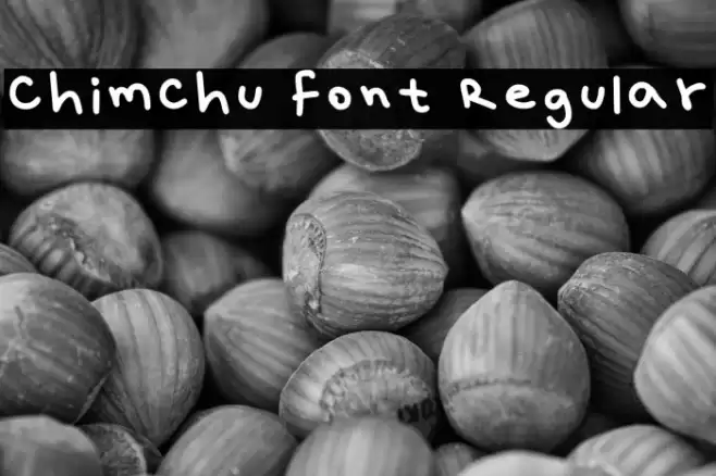 Chimchu Font Regular Polices examples