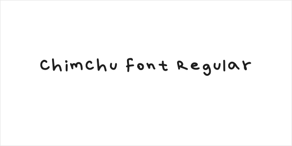 Chimchu Font Regular Logo
