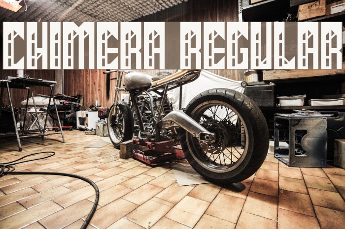 Chimera Regular Font examples