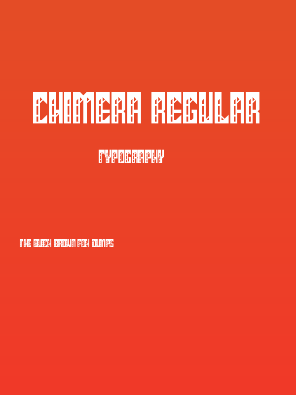 Chimera Regular Poster