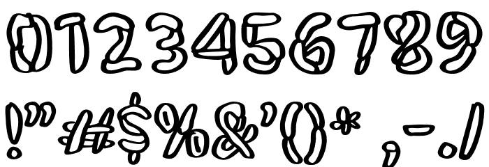 Chimp Chomp Font OTHER CHARS