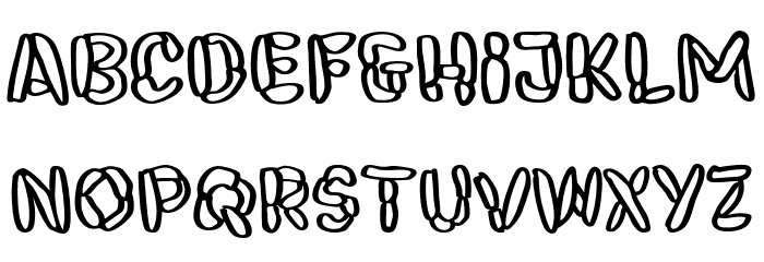 Chimp Chomp Font UPPERCASE
