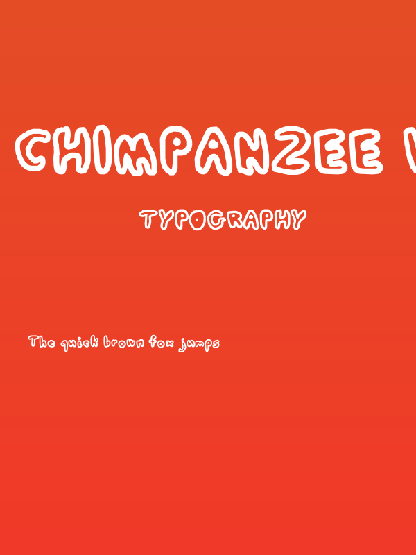 Chimpanzee Website Report Poster