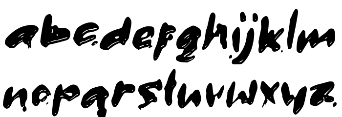 Chimpo Font LOWERCASE
