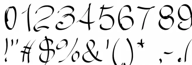 ChinChan Font OTHER CHARS