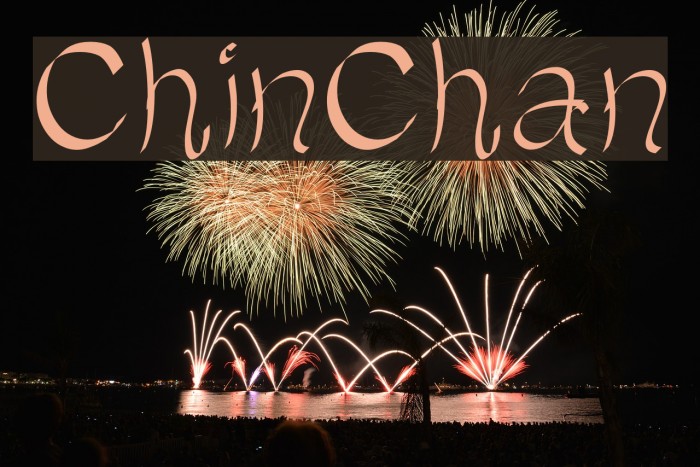 ChinChan Шрифта examples