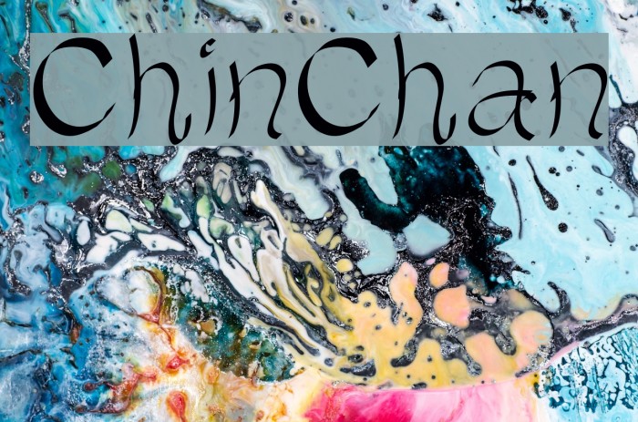 ChinChan Шрифта examples