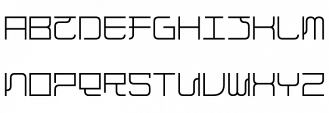 China Fad Schriftart Groß