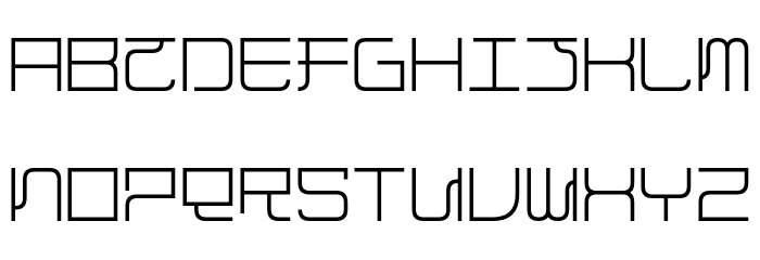 China Fad Font LOWERCASE