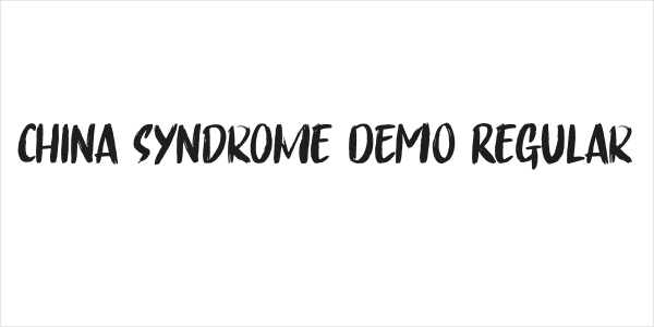 China Syndrome DEMO Regular Logo