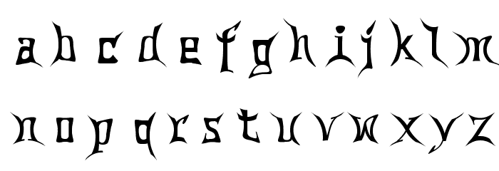 China Town Font Litere mici