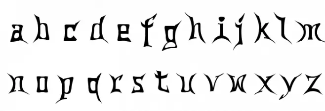 China Town Caratteri MINUSCOLO