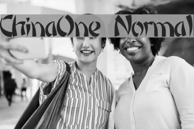 ChinaOne Normal Font examples