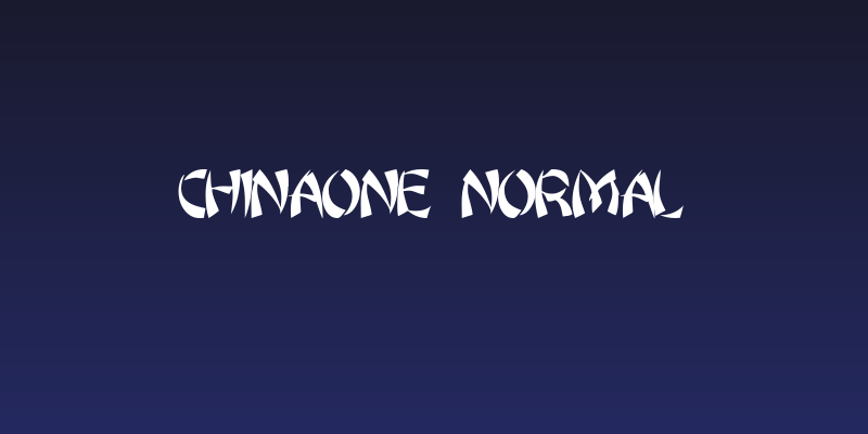 ChinaOne Normal Social Header