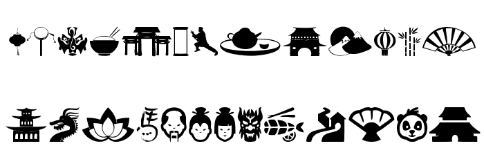 China Font LOWERCASE
