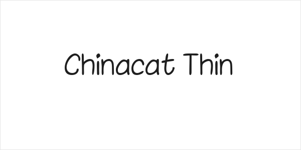 Chinacat Thin Logo