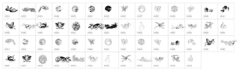 Chinatoo Character Map
