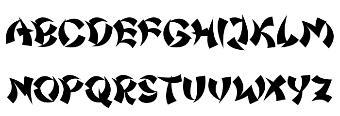 Chinatown Champs Font LOWERCASE
