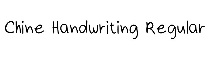 Chine Handwriting Regular  Fuentes Gratis Descargar