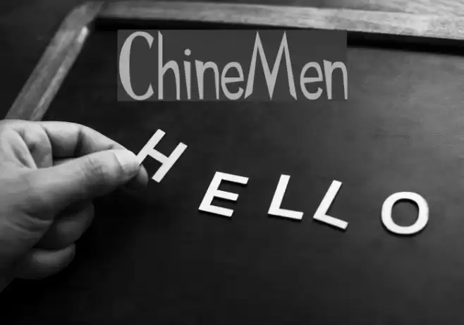 ChineMen Font examples