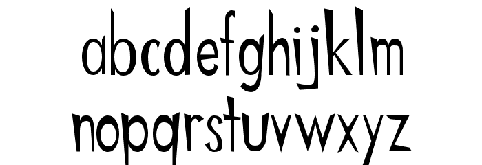 ChineMen Font LOWERCASE
