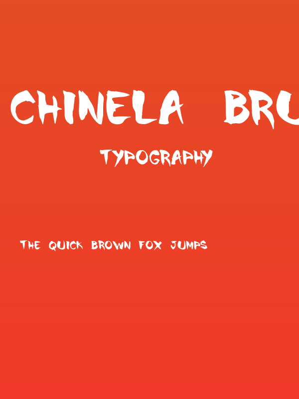 Chinela Brush Poster