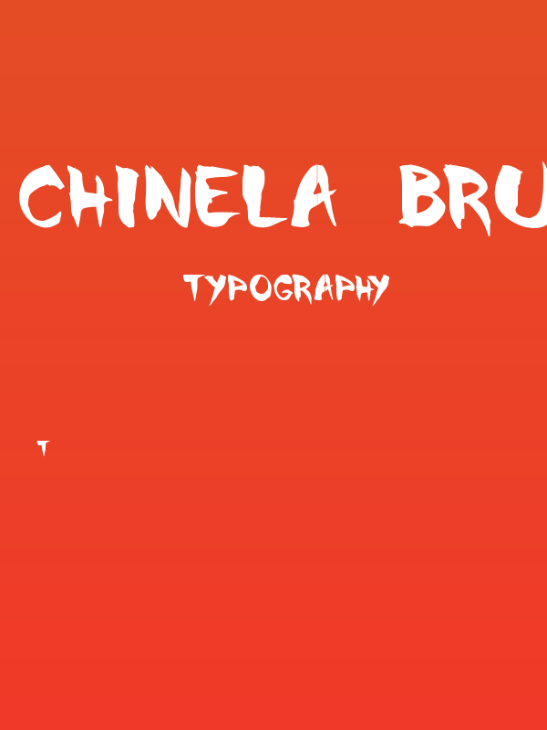 Chinela-Brush Poster