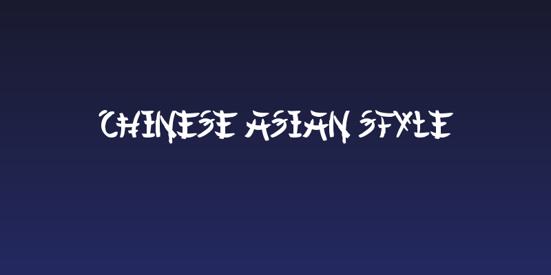 Chinese Asian Style Social Header