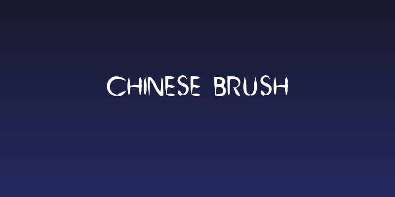 Chinese Brush Social Header