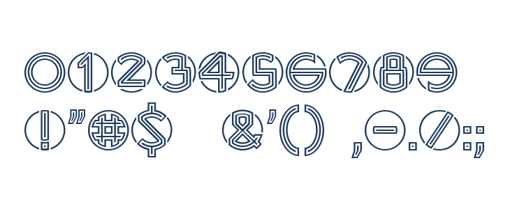 Chinese Circles Regular Other Characters