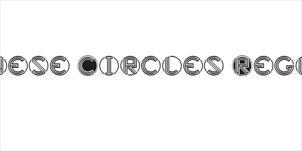 Chinese Circles Regular Logo