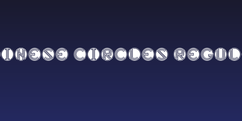 Chinese Circles Regular Social Header