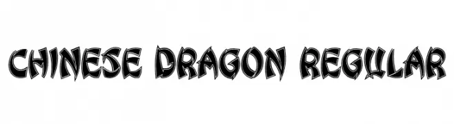 Chinese Dragon Regular  Frei Schriftart Herunterladen
